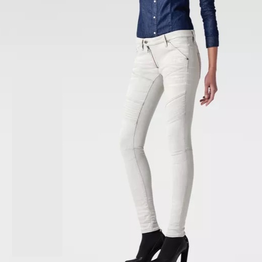 ДАМСКИ ДЪНКИ – G-STAR RAW 5620 ZIP CUSTOM MID SKINNY