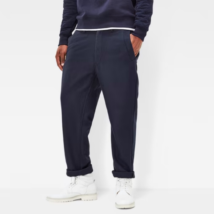 Мъжки Спортно-Елегантен Панталон - G-STAR RAW BRONSON LOOSE CROPPED PANTS