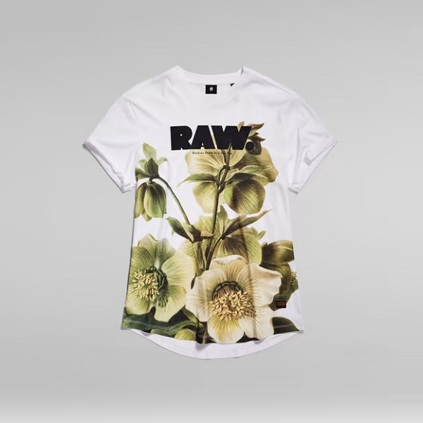 ДАМСКА ТЕНИСКА – G-STAR RAW LASH FEM FLOWER PHOTO GRAPHIC TOP