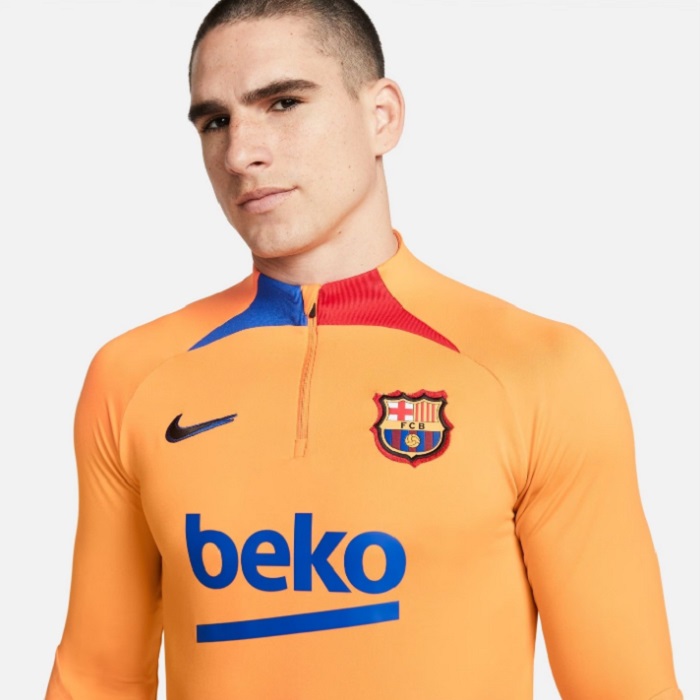 Мъжко Спортно Горнище - Nike FC Barcelona Strike Drill Top - 4