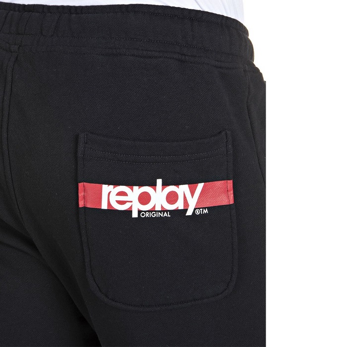 Мъжко Долнище - REPLAY Block Logo Sweat Pants - 6