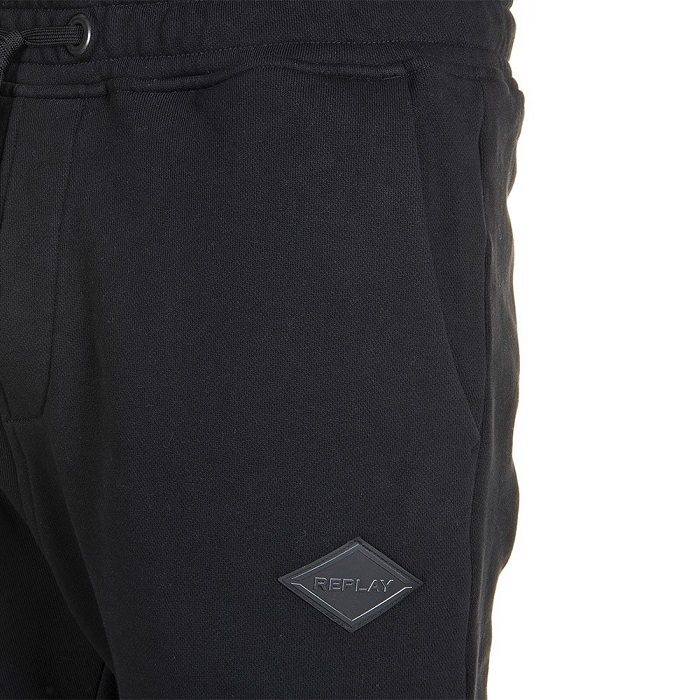 Мъжко Долнище - REPLAY Block Logo Sweat Pants - 5