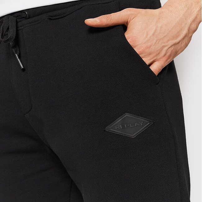 Мъжко Долнище - REPLAY Block Logo Sweat Pants - 7