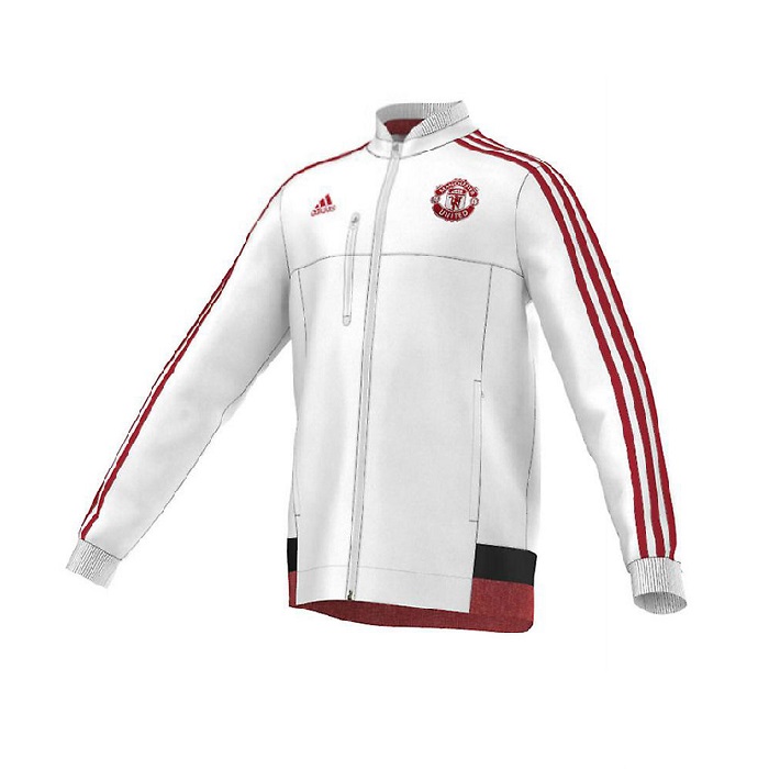 Детско Футболно Горнище – Adidas FC Manchester United Anthem Jacket Soccer Track Top Jacket - 2