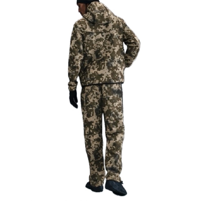 Мъжки Анцуг - Nike Tech Men's Full-Zip Fleece Camo Windrunner Tracksuit - 2