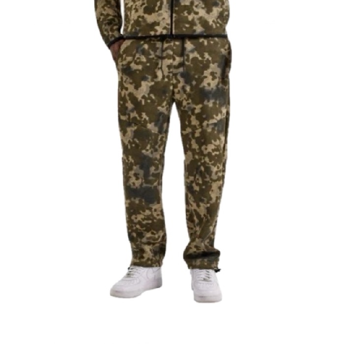 Мъжки Анцуг - Nike Tech Men's Full-Zip Fleece Camo Windrunner Tracksuit - 5
